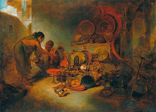 Scene in a Brazier's Shop in Bengal, 1793, Arthur William Devis