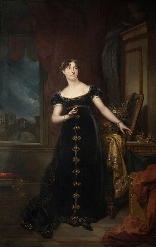 Miss Eliza O'Neill as Belvidera in Thomas Otway's 'Venice Preserved', 1819, Arthur William Devis