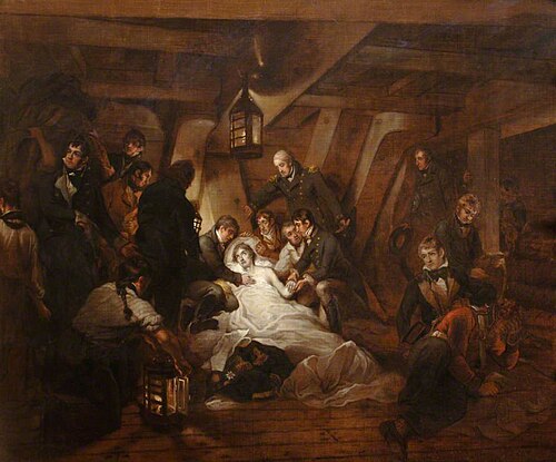 The Death of Nelson, , Arthur William Devis