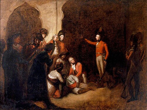 The Finding of the Body of Tippoo Sahib, 1802, Arthur William Devis