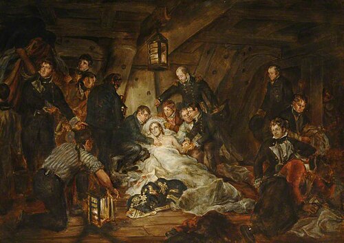 The Death of Nelson, , Arthur William Devis