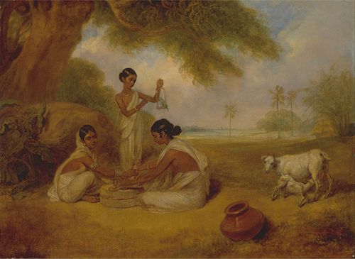 Grinding Corn, 1792, Arthur William Devis