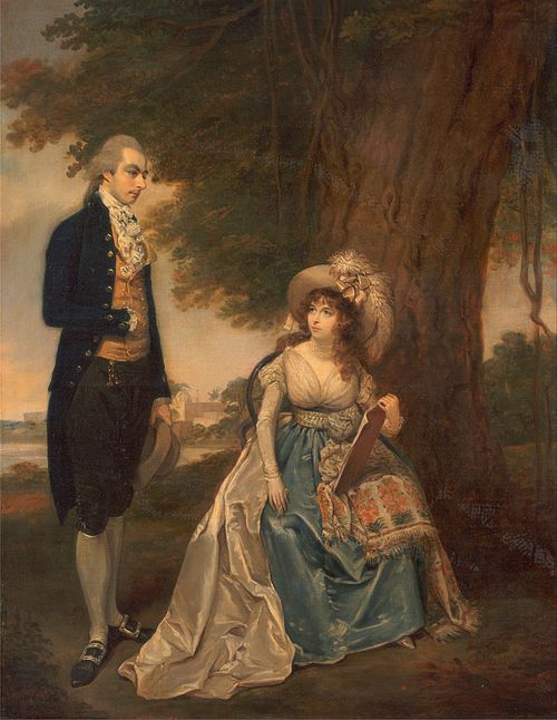 A Couple, Traditionally Identified as Mr. and Mrs. Fraser, 1787, Arthur William Devis