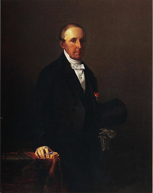 Kokkolalainen kauppaneuvos Anders Donner (1796–1857), 1856, Wladimir Swertschkoff
