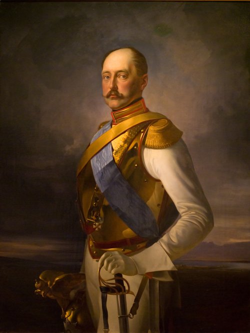 Portrait of Emperor Nicholas I, 1856, Wladimir Swertschkoff