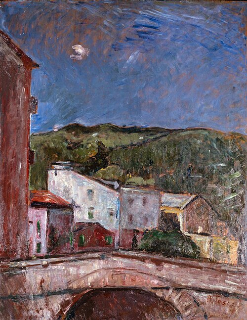 Landscape with Bridge, 1933, Arturo Tosi
