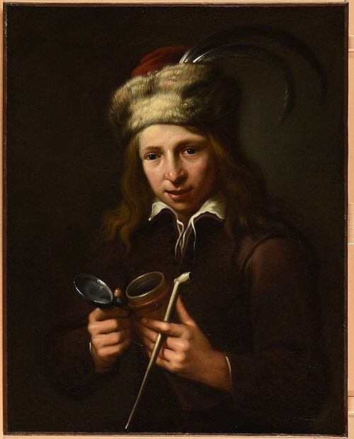 Jeune fumeur, 1676, Ary de Vois