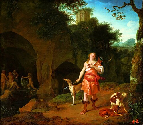 Diane et Actéon., 1672, Ary de Vois