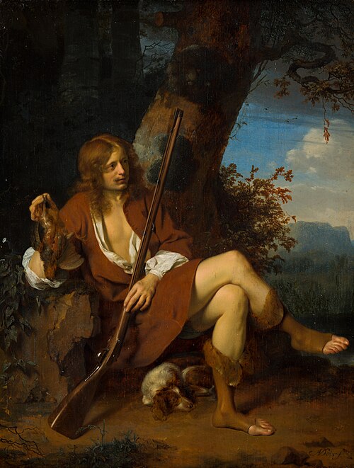 Autoportrait en chasseur, 1660, Ary de Vois