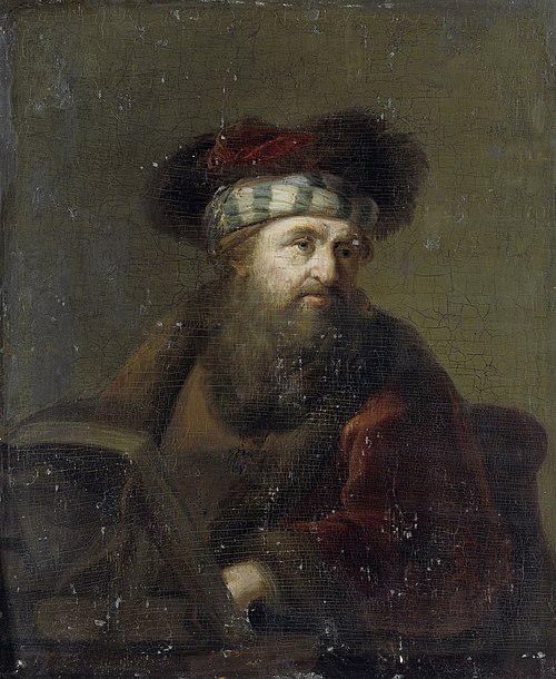 A man in oriental costume, known as ‘The Rabbi’, 1716, Ary de Vois