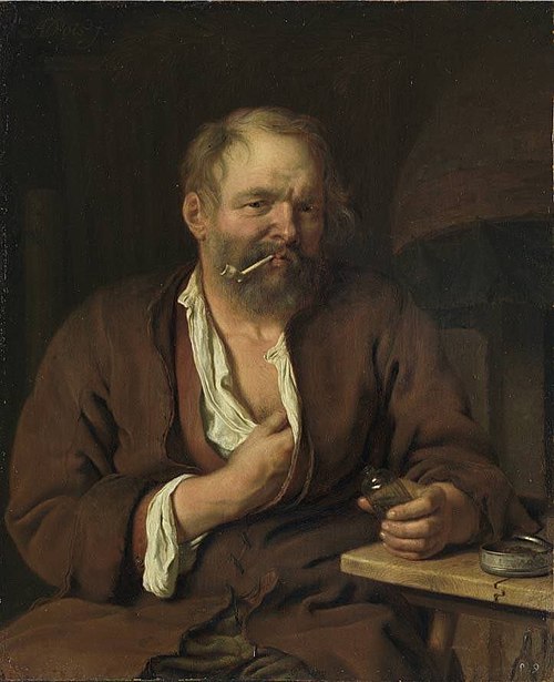 Tabakraucher, 1670, Ary de Vois