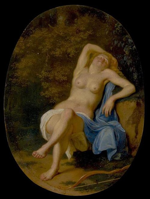 Resting Nymph, 1679, Ary de Vois
