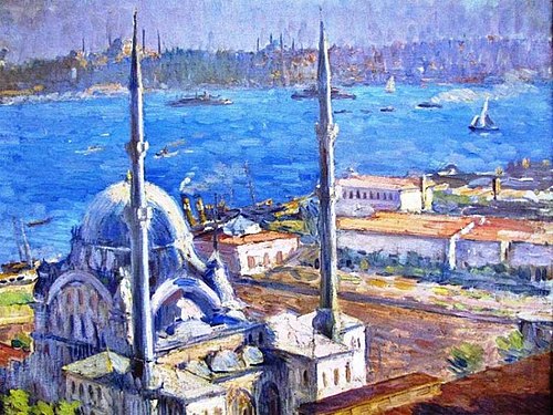 Tophane Nusretiye Cami, 1928, Nazmi Ziya Güran
