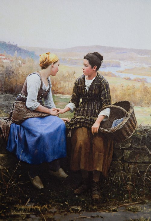 Le premier chagrin, 1892, Daniel Ridgway Knight