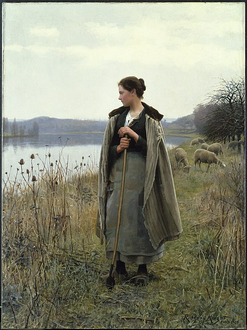 La Bergère de Rolleboise, 1896, Daniel Ridgway Knight
