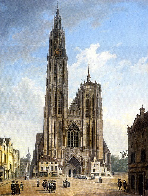 The Cathedral of Antwerp, , Domenico Quaglio le jeune