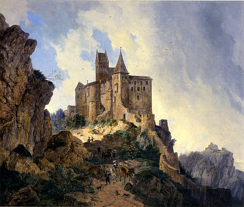 Burg Kipfenberg im Altmühltal, , Domenico Quaglio le jeune