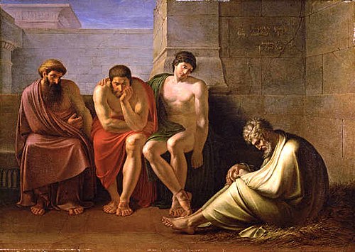 Hiob und seine Freunde., 1810, Eberhard Georg Friedrich von Wächter