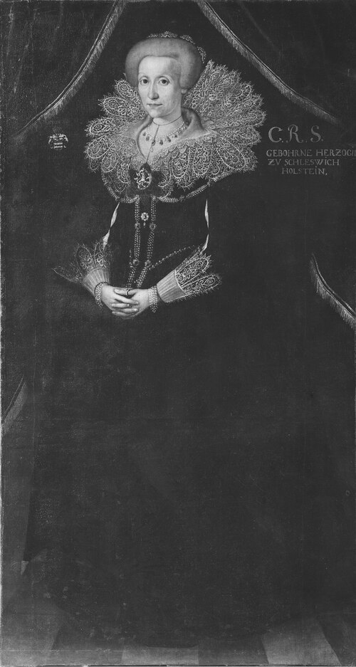 Okänd kvinna av Bielkeätten, 1629, Jacob van der Doordt