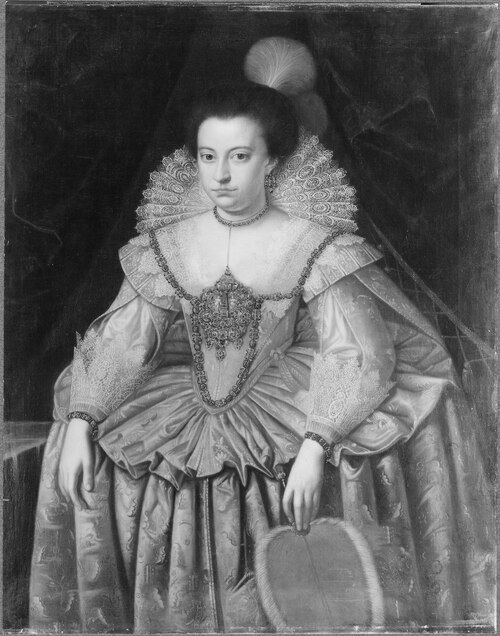 Anna av Preussen (1576-1625), gift med kurfursten Johan Sigismund av Brandenburg, 1650, Jacob van der Doordt