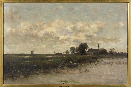 Church at Noorden, 1884, Victor Bauffe