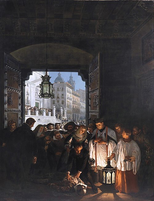 Muerte del conde de Villamediana, 1868, Manuel Castellano