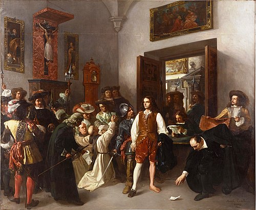 Prisión de don Fernando de Valenzuela, 1866, Manuel Castellano