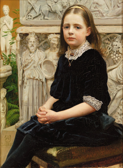 Portrait of Theodora Jacobsen., 1885, August Jerndorff