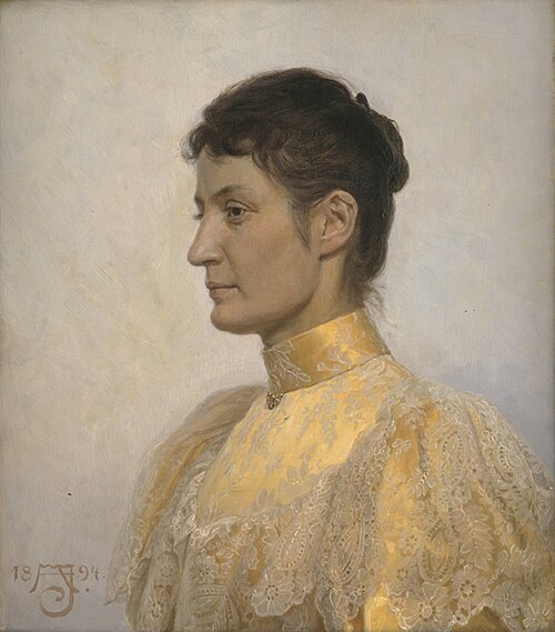 Portrait of Marie Oppermann, 1894, August Jerndorff