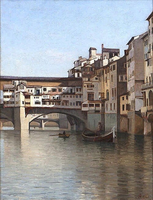 Ponte de Vecchio, Florence, , Augustus Nicholas Burke