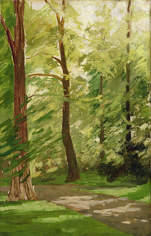 Study of Trees, Viceregal Lodge, 1870, Augustus Nicholas Burke