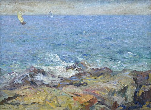 Rising Wind and Tide, 1905, Augustus Vincent Tack
