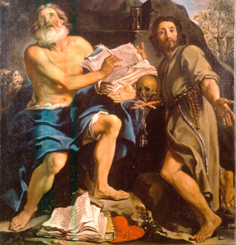 San Jerónimo y el beato Napoleone Ghisilieri, , Aureliano Milani