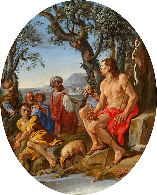 Saint John the Baptist Preaching, 1738, Aureliano Milani