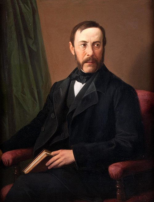 Podobizna pražského starosty JUDr. Antonína Strobacha, 1848, Antonín Lhota