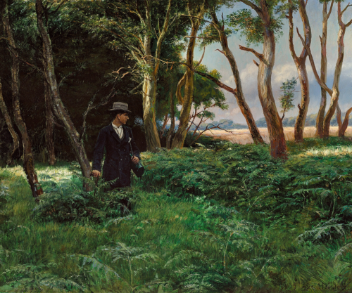 The botanist., 1905, Axel Helsted