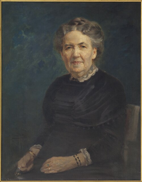 Sofia Lovisa Gumælius, 1840-1915, verkställande direktör, affärskvinna, 1910, Axel Jungstedt