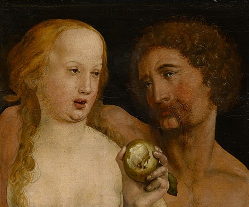 Adam et Ève, 1517, Hans Holbein le Jeune