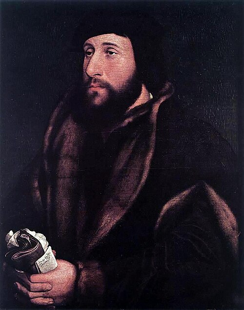 Portrait of an Englishman, 1540, Hans Holbein le Jeune