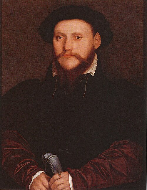 Portrait of an Unknown Gentleman, 1540, Hans Holbein le Jeune