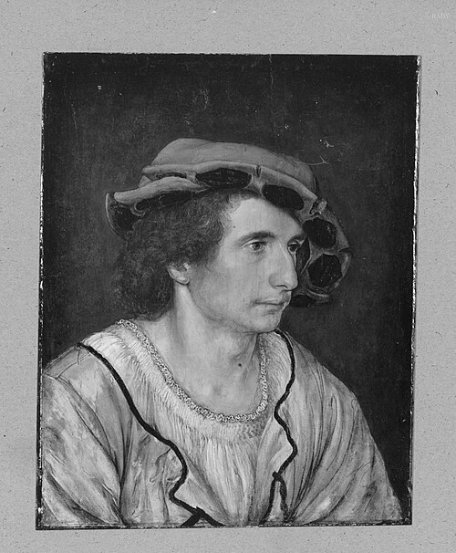 Portrait of a young man, 1522, Hans Holbein le Jeune