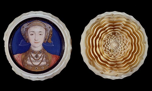 Portrait miniature of Anne of Cleves (1515-1557), 1539, Hans Holbein le Jeune