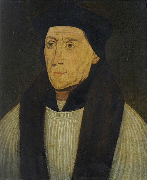 John Fisher (1459–1535), Bishop of Rochester, First Lady Margaret Professor of Divinity (1503), Roma, 1528, Hans Holbein le Jeune