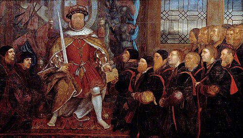 Henry VIII with the Barber-Surgeons, 1541, Hans Holbein le Jeune
