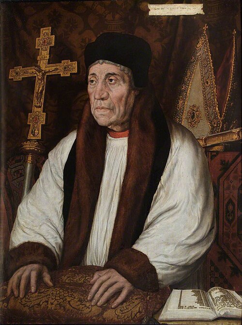 William Warham (c.1450–1532), Archbishop of Canterbury, , Hans Holbein le Jeune