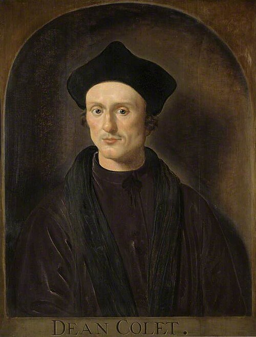 John Colet (1467–1519), Dean of St Paul's (1504/1505–1519), Founder of St Paul's School, , Hans Holbein le Jeune