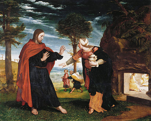 Noli me tangere, 1526, Hans Holbein le Jeune