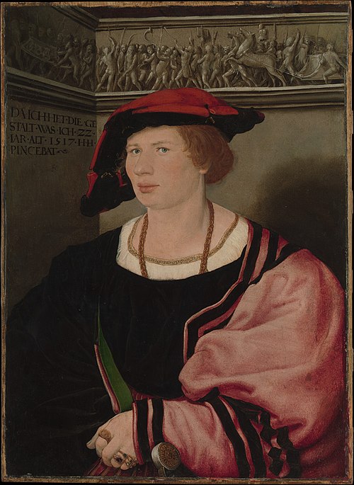 Benedikt von Hertenstein (born about 1495, died 1522), 1517, Hans Holbein le Jeune