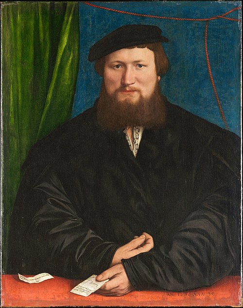 Derick Berck of Cologne, 1536, Hans Holbein le Jeune