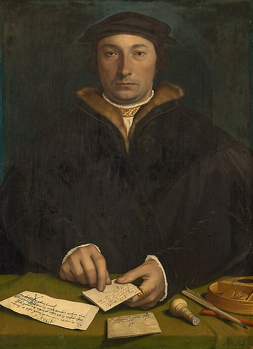 The Duisburg merchant Dirck Tybis, 1533, Hans Holbein le Jeune